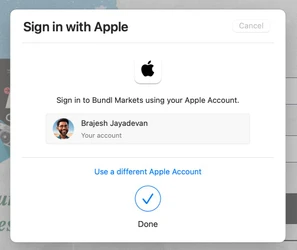 Apple Account Sign-In Confirmation